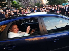 Papa Francesco incontra Mattarella al Quirinale