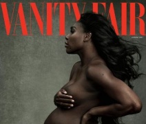 Serena Williams posa nuda con il pancione per Vanity Fair