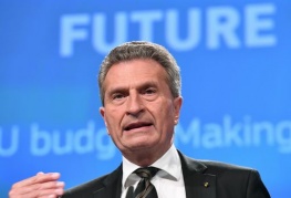 Oettinger: senza Londra, buco da 10-12 mld l'anno in bilanci Ue