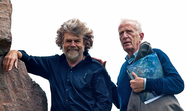 Reinhold Messner con Luigi  Zanzi