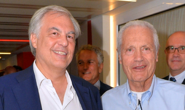 Gianfranco Ponti con Toto Bulgheroni  (foto Blitz)