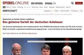 Dieselgate, Spiegel: intese segrete tra case tedesche da 25 anni