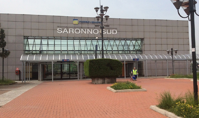 La stazione di Saronno sud oggetto dell’ordinanza del Comune (Foto Blitz)