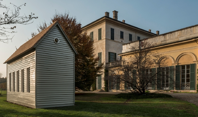 Villa Pnza con «The house of Beppe Panza» di Bob Wilson 