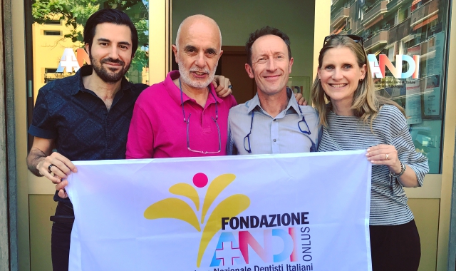 Alessandro Coppola, Massimo Molteni e Fabio Giboli sono tre volontari della Fondazione Andi, impegnati nel progetto Ladakh (foto Redazione)