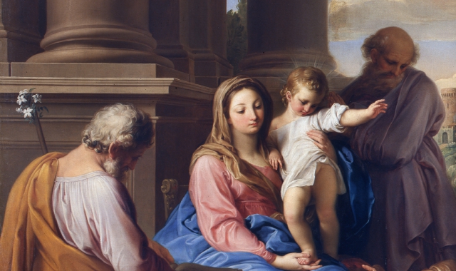 «Madonna con il Bambino e i Santi Giuseppe e Zaccaria, Elisabetta e Giovannino» (1738-1740) di Pompeo Batoni