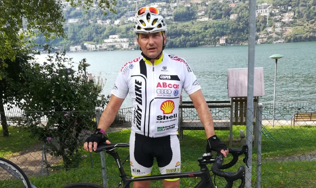 Davide Donini ha ripreso la bicicletta: fa parte della sua terapia