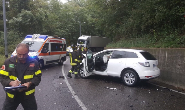 L’incidente in viale Belforte, a Varese