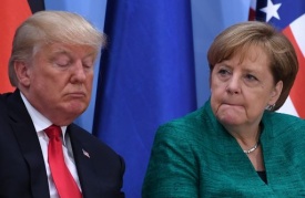 Germania, Trump telefona a Merkel per augurare buone elezioni