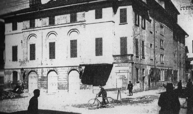Il teatro Sociale di Varese in una fotografia del 1950