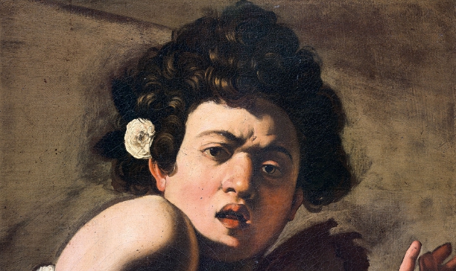 «Ragazzo morso da un ramarro» (1597) del Caravaggio