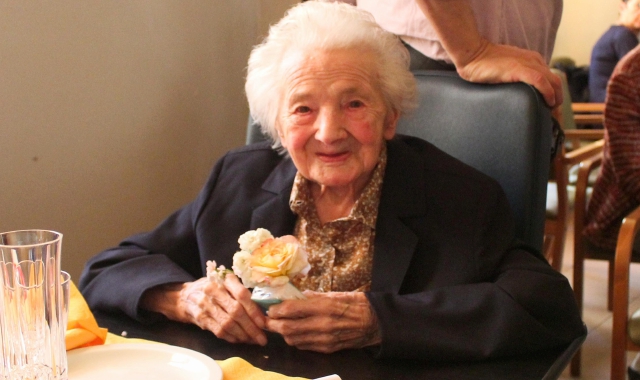 Luigia Ciceri ha festeggiato il traguardo dei 108 anni  (Blitz)