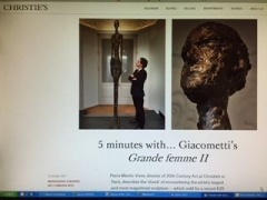 Svizzera, capolavoro Giacometti venduto all'asta per 25 mln euro