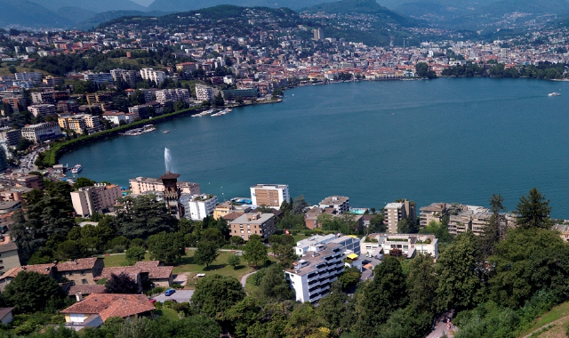 Una vista di Lugano: il Ticino resta ancora uno sbocco