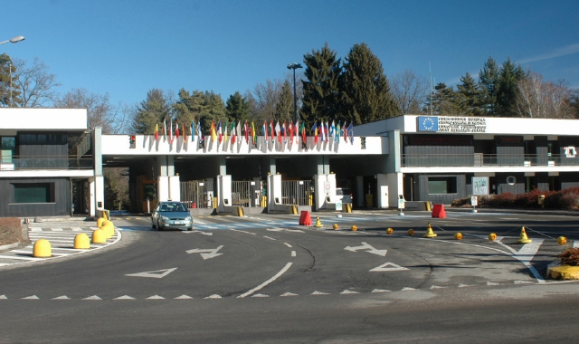 L’ingresso principale del JRC di Ispra