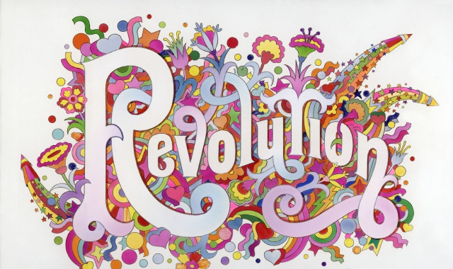 L’iconica immagine «Revolution» di Alan Aldridge e Harry Willock (1968)