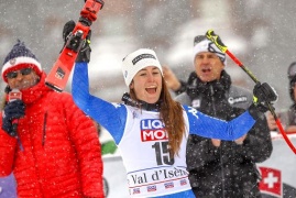 SuperG Val d'Isere: vince la Veith, Sofia Goggia è terza