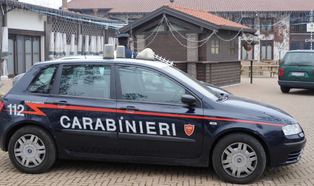 I rilievi dei carabinieri dopo la rapina di due anni fa 