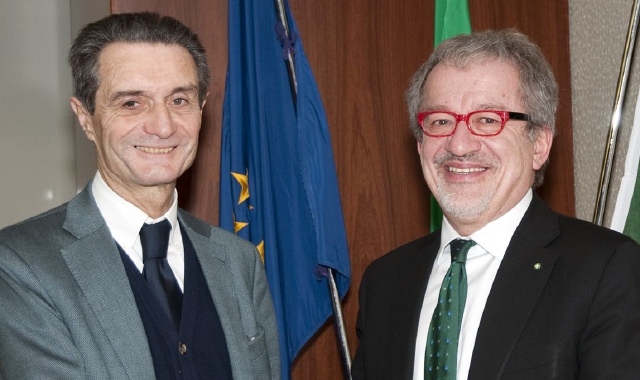 Attilio Fontana e Roberto Maroni