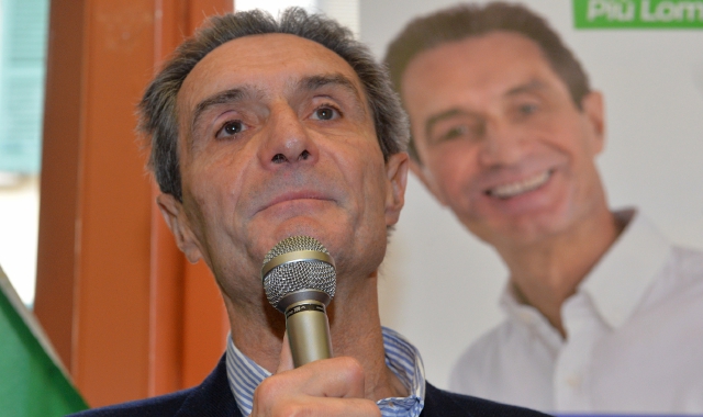 Attilio Fontana, candidato del centrodestra alla presidenza della Regione Lombardia    (foto Blitz)