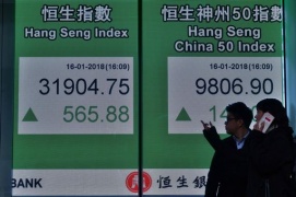 Borsa, Hong Kong supera record segnato a inizi crisi globale 2007