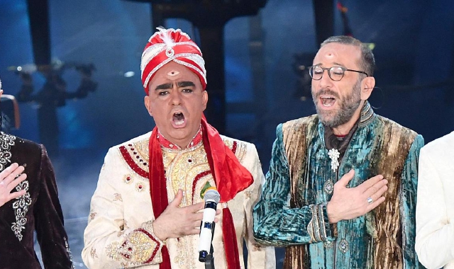 Vittorio Cosma (con Elio) racconta il suo Festival (Ansa)