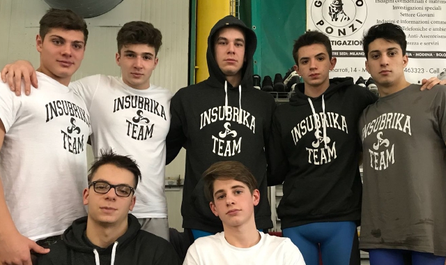 La squadra maschile dell’Insubrika