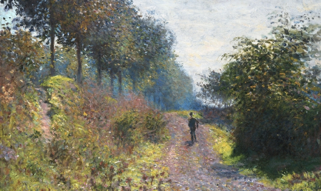 «Il sentiero riparato» (1873) di Claude Monet