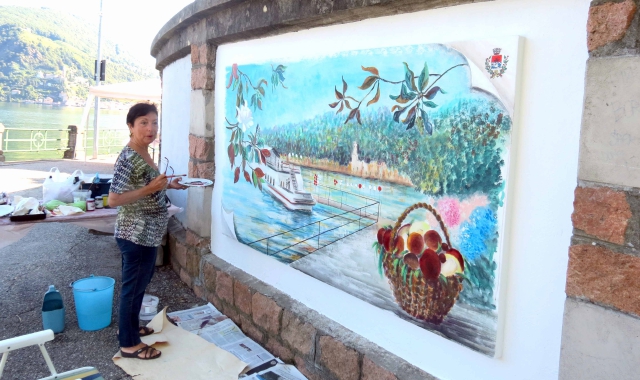 Porto Ceresio dipinto. Come Arcumeggia