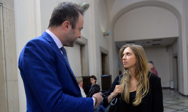 Nicole Berlusconi con Daniele Pizzi (Blitz)