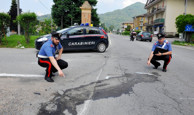 Il punto di via Jamoretti in cui è avvenuto l’incidente mortale (Blitz)