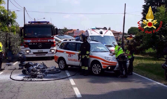 Il luogo della tragedia, a Sesto Calende