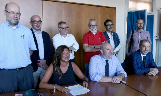 La presentazione del nuovo progetto con il rettore dell’Insubria Alberto Coen Porisini (foto Blitz)
