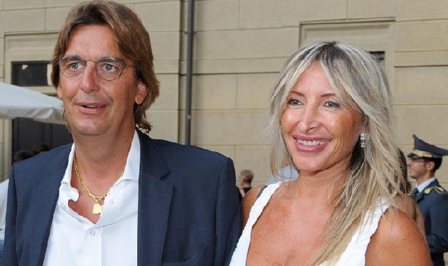 Il presidente Marco Tajana insieme con la moglie Letizia