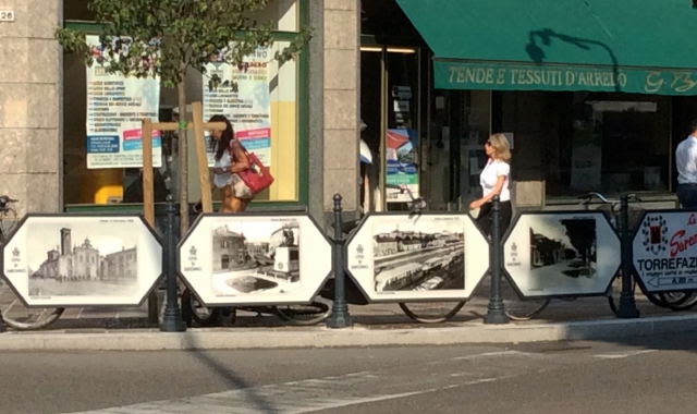 Le foto d’epoca usate per abbellire i parapedoni