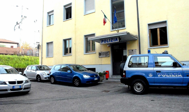 La sede della Polizia di frontiera di Luino