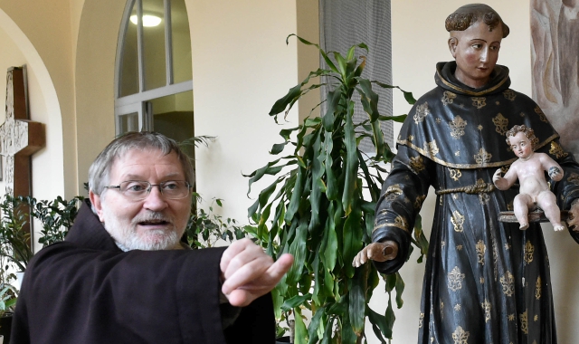 Frate Pasquale Ghezzi è il parroco del Sacro Cuore
