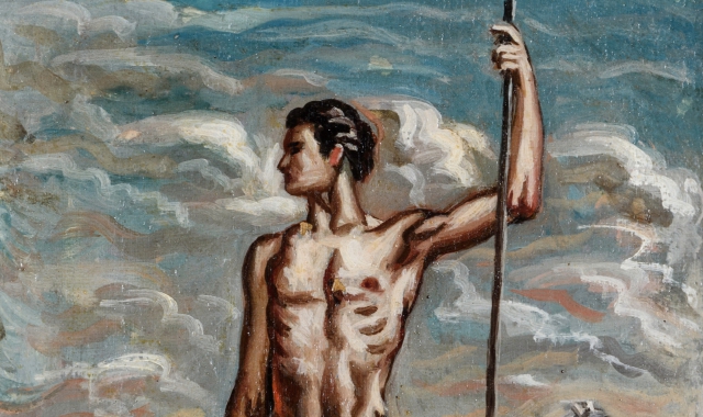 Particolare di «Dioscuro» (fine anni Trenta) di Giorgio de Chirico