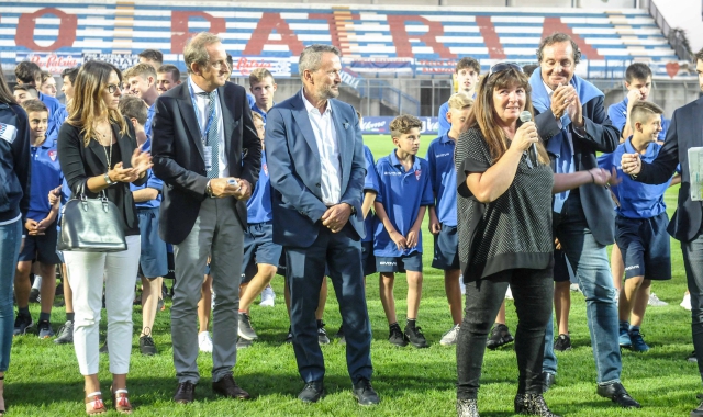La nuova Pro Patria pronta ad affrontare la sfida della serie C (foto Blitz / DAVIDE CAFORIO)