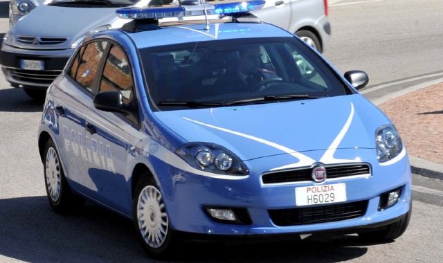 Sul posto è intervenuta la Squadra Volante (foto Archivio)