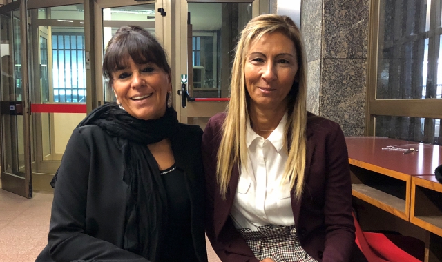 Gli avvocati Paola Masla e Daniela D’Emilio, legali della maestrina