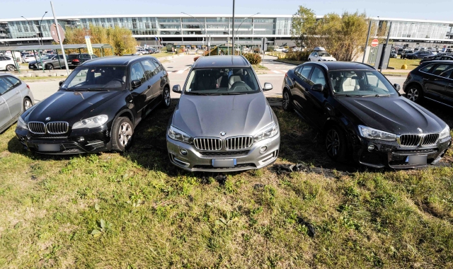 Sosta selvaggia a Malpensa