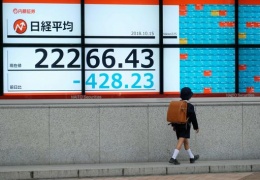 Tokyo apre in forte calo dopo Wall Street: Nikkei -2,39%
