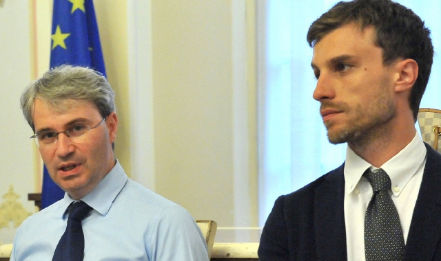 Il sindaco Galimberti e l’assessore Civati