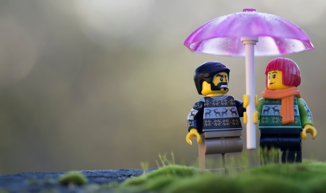 Pioggia, Lego e un po’ di Natale