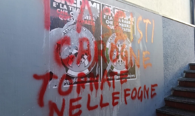 Guerra di affissioni estremiste