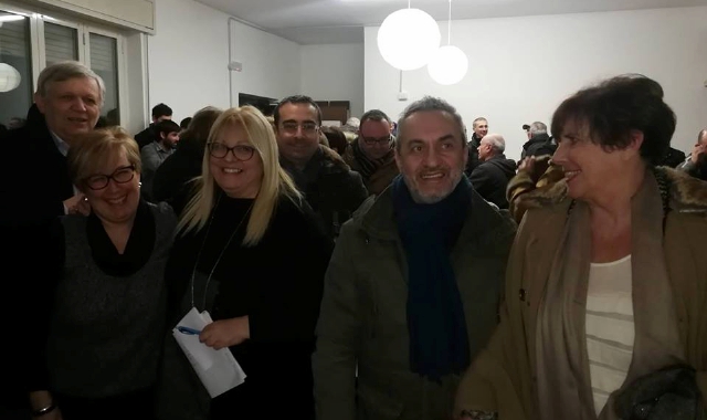Nuccia Berra, Piera Landoni, Donato Barbano e Marina Lazzati all’incontro sulla discarica 