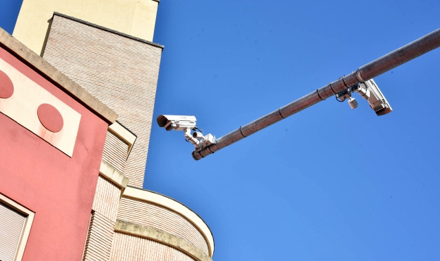 Le telecamere intelligenti a Casbeno (Foto Blitz)