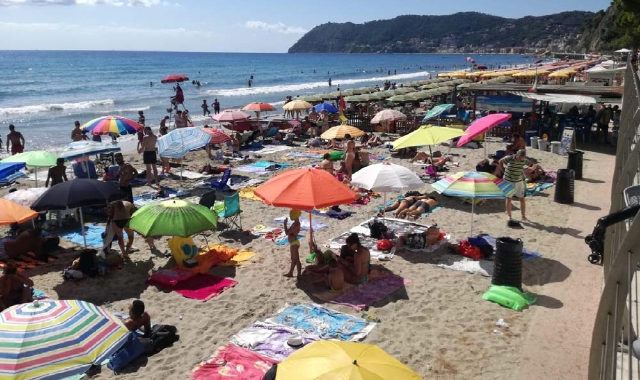 La nuova location della spiaggia bustocca di Alassio