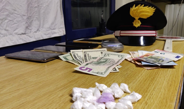 La droga sequestrata dai carabinieri 